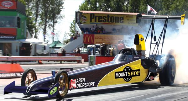 Anthony Marsh's dragster